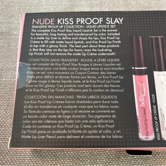 Bellapierre Cosmetics Kiss Proof Slay Kit- NUDE- NIB - Picture 5 of 5
